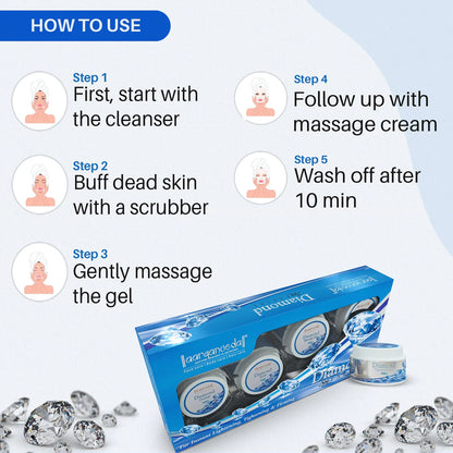 Aaryanveda Diamond Facial Spa Kit (210gm)